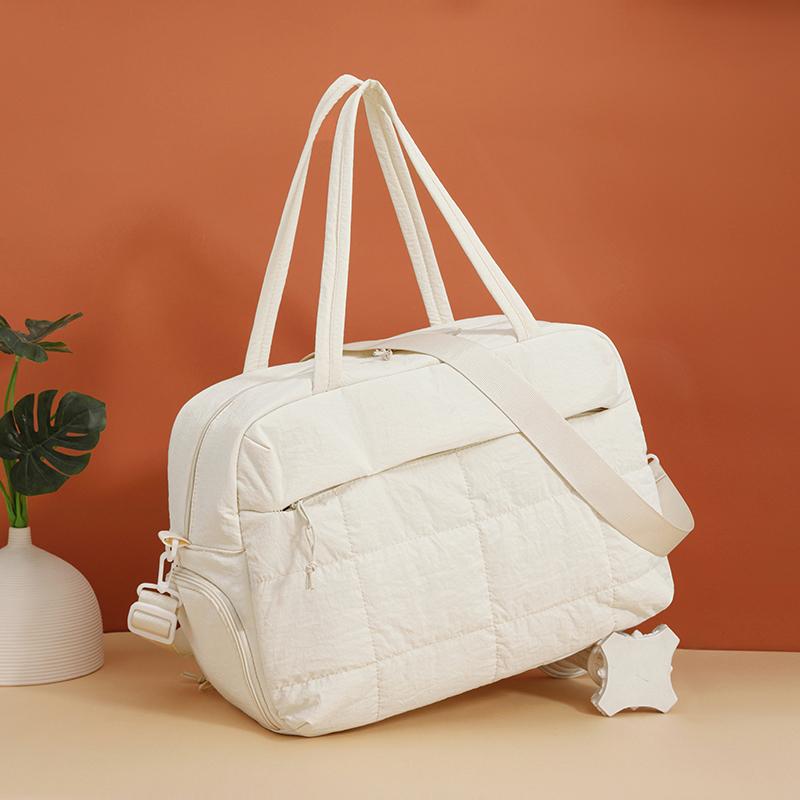 Gym Bag Travel Duffel Bag With Shoe Compartment Waterproof Shoulder Bag