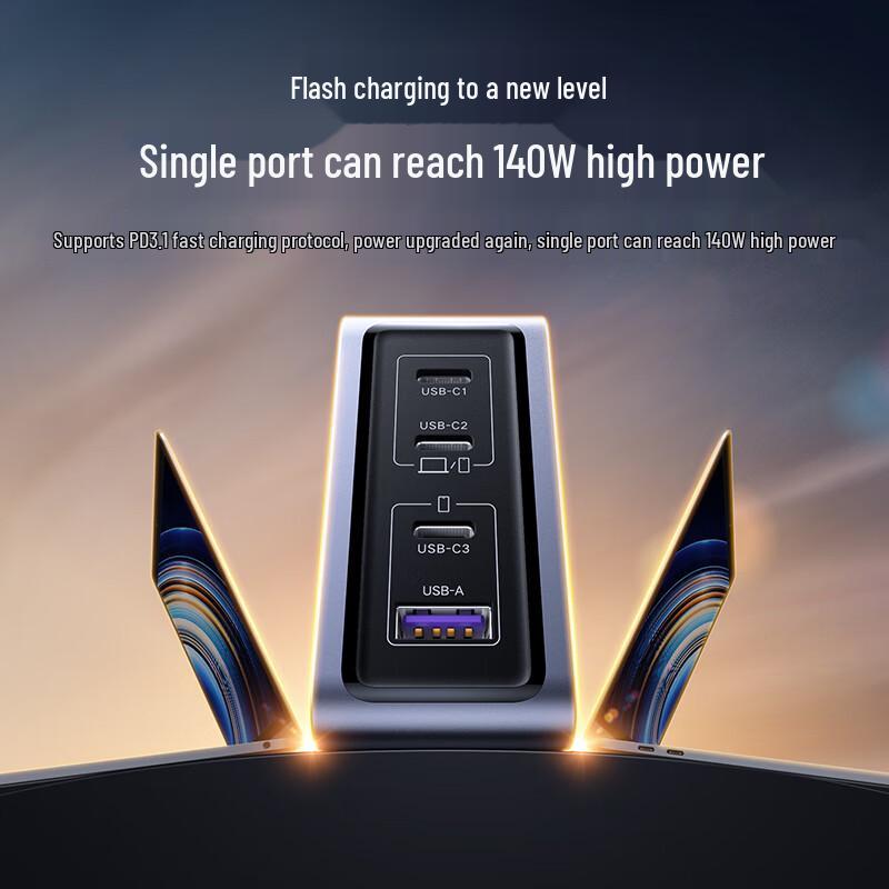 Ugreen 160W GaN USB-C Multi-Port Schnellladegerät Set