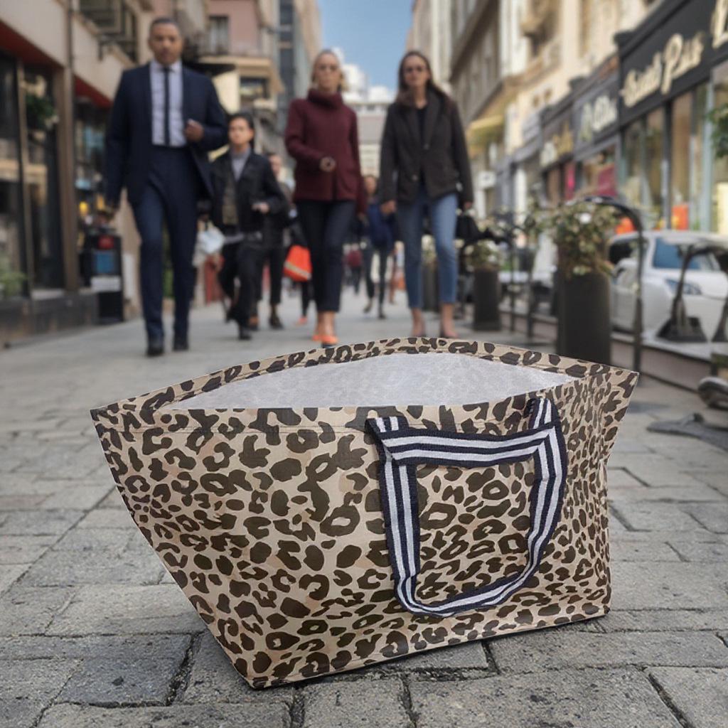 Eco-Friendly Waterproof PP Woven Tote: Outdoor Shopping & Storage Bag