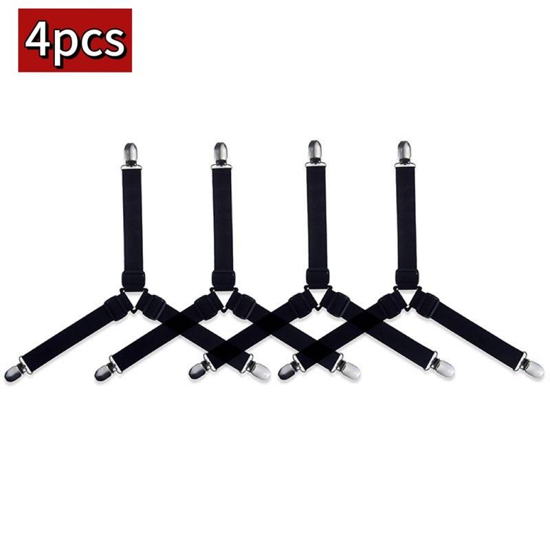 

4 шт. зажим для простыни эластичные ремни регулируемый зажим простыни застежки держатель гаджеты для домашнего органайзера зажимы для чехла матраса