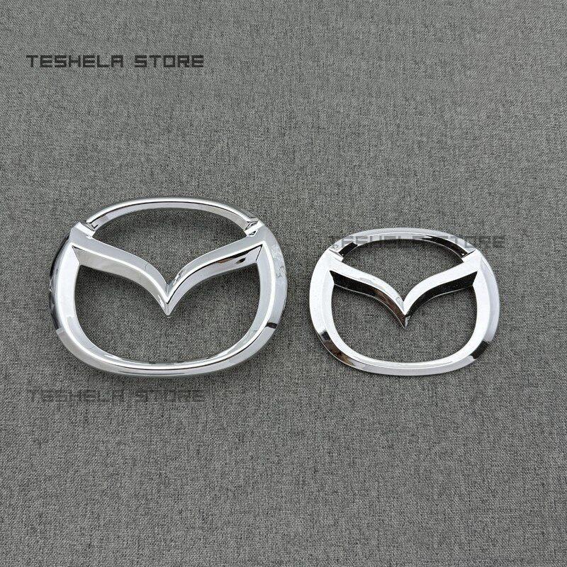 Naklejka z emblematem 3D dla MAZDA 2 14,5 cm 12,5 cm 11,5 cm 10,5 cm Przód Tył Zderzak Maska Bagażnik Logo Akcesoria