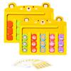 Factory Processing Design Children's Wooden Early Education Toys Educational Four-color Game Double-sided Move Chess Toy Customization