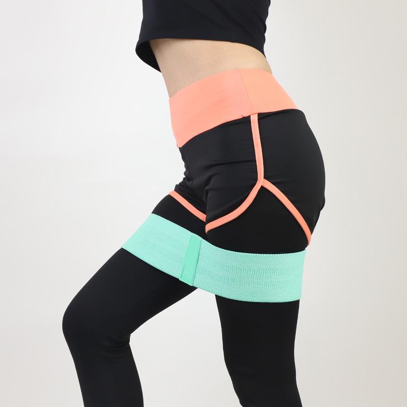 Non-Slip Elastic Glute Lifting Band for Squats, Body Shaping, and Yoga Fitness