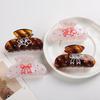 Hair Claw No Slipping Acetate Sheet Strong Grip Medium Size Back Head Hair Clip Rhinestone Inlaid Bowknot Pattern Versatile Hair Accessory