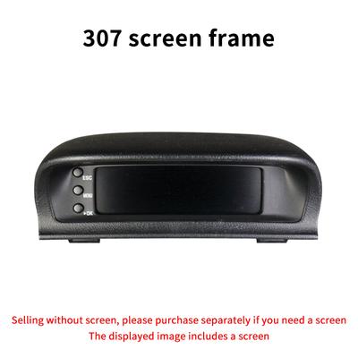 For Peugeot 307 Screen Frame Bezel, Dashboard Computer Monitor Cover Trim Panel For Central Console Navigation Radio Display