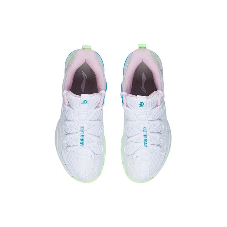 Li Ning Halberd 3 III LITE Textile, Synthetic Leather Comfortable Low top Badminton Shoes Unisex White Pink AYZS016-3