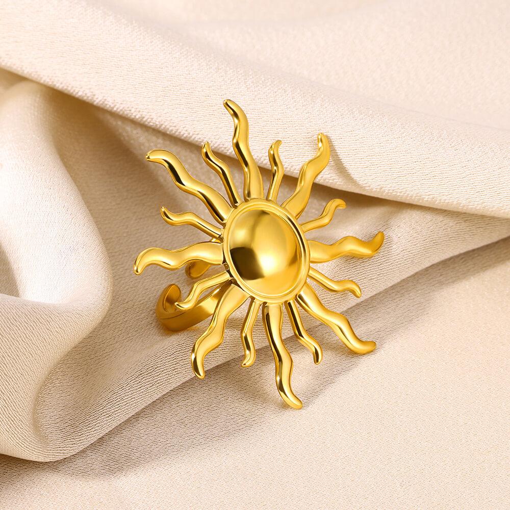 Trendy New Bow Open Rings For Women Gold Color Stainless Steel Geometric Butterfly Ring Finger Jewelry Party Daily Bague Gift