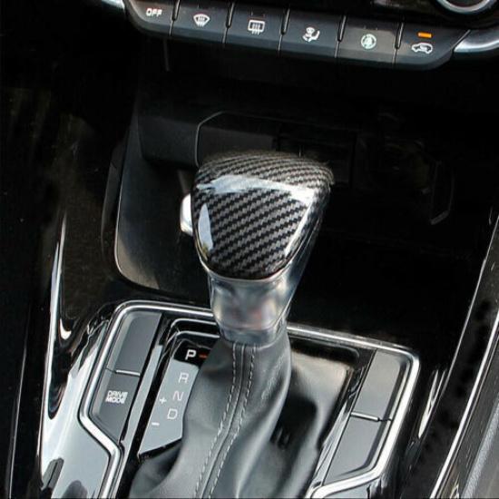 Carbon Fiber Interior Gear Shift Knob Cover Trim For Kia Forte/Seltos -