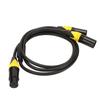 XLR-Splitterkabel, weiblich auf zwei männliche 3-polige geräuschlose XLR-Y-Kabel mit geringem Verlust für Mikrofon-Lautsprecher-Mixer