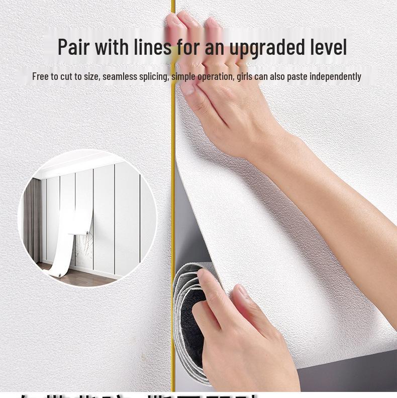 Self-Adhesive Waterproof Wallpaper Stickers for Bedroom & Living Room Walls