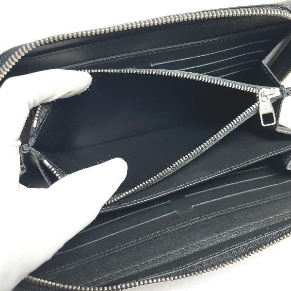 LOUIS VUITTON Damier Cobalt Zippy XL N41590 business bag Wallet Black Used