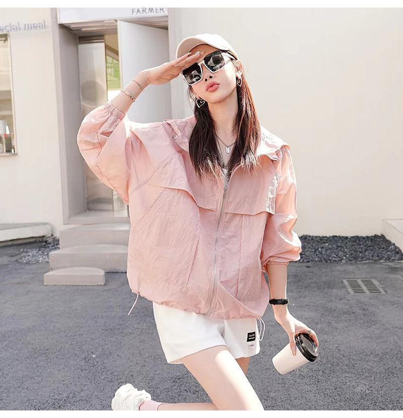 2026 Women's Summer Sun Protection Quick-Drying Hooded Jacket - Breathable, Lightweight, and Fashionable