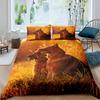 German Shepherd Duvet Cover Set Police Dog Comforter Cover Full King Size For Boys Animals Bedding Set Puppy Dog Bedspread Cover