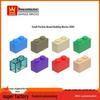 Wange Small Particle Building Blocks, Compatible with 3069 Parts, No Hole & 2 Holes, Children's DIY Toy