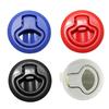 Boats Slam Latch 2.4'' Flush Pull Slam Latches Round Plastic for Boats Door Hatch Cabinet Pull Locking Deck Hatch Door