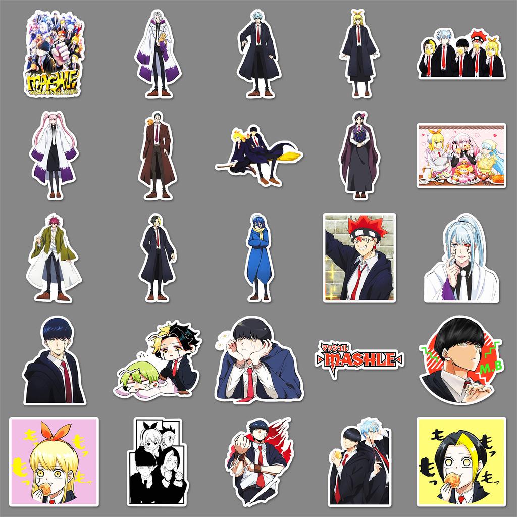 50 Physical Magic Make Matthew Graffiti Stickers Cartoon Japanese Comic Decorative Mobile Phone Case Water Cup Stickers
