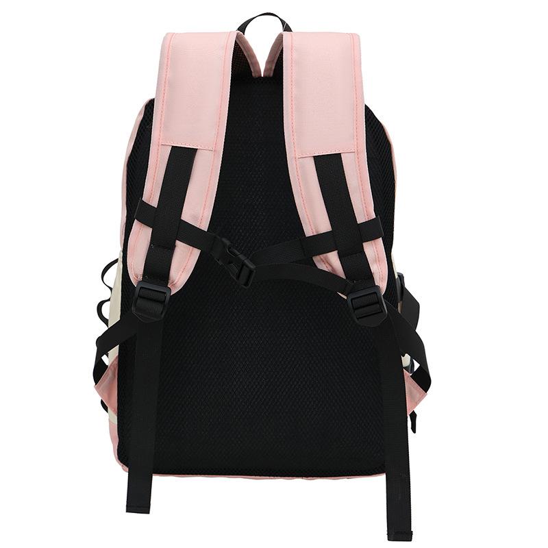 School Bag 2025 New Fashion Outdoor Travel Backpack Versatile Junior High School Student School Bag Large Capacity Outdoor Leisure Backpack