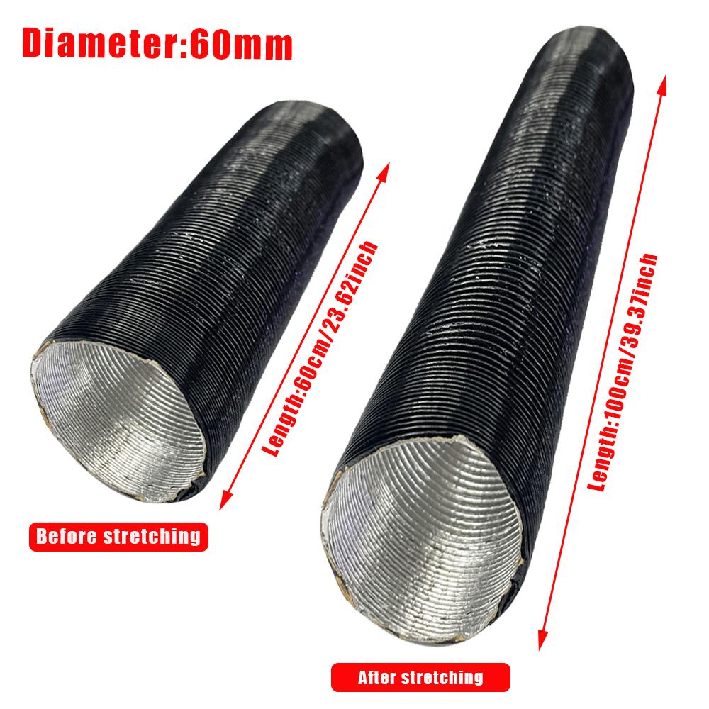 1PCS 25mm 42mm 60mm 75mm 90mm Diameter 60-200cm Length Air Diesel Parking Heater Duct Pipe Tube Hose for Car Truck VAN Camper
