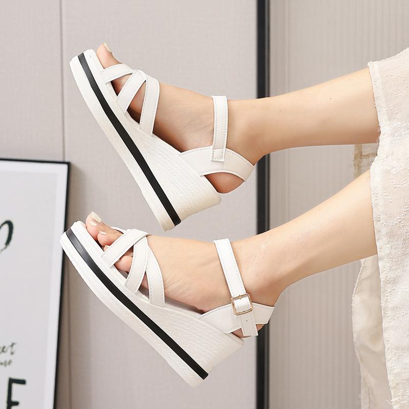 Fashion Women Sandals Lightweight Heels Sandals Summer Shoes for Women Wedge Sandal with Platform Sandalias Mujer Summer Footwear Female
