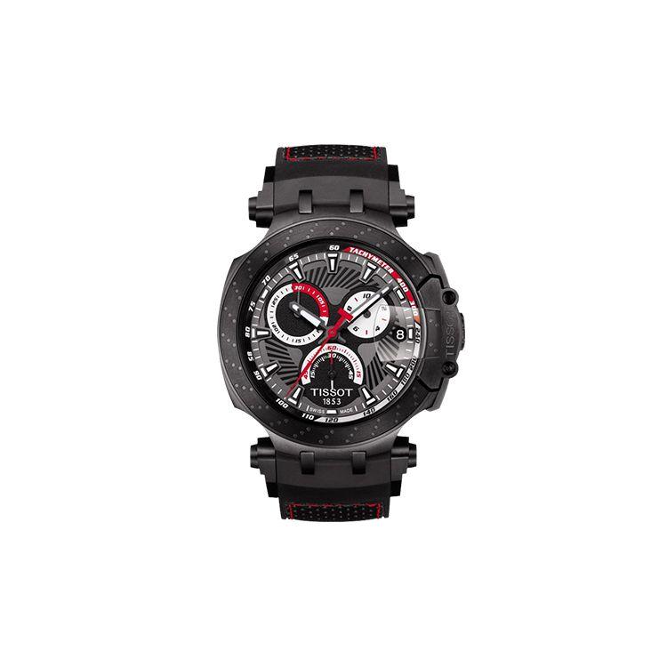 Tissot Men's Black Racing Series Quartz Movet 2018 Motogp Special Edition Watch Watches T115.417.37.061.01