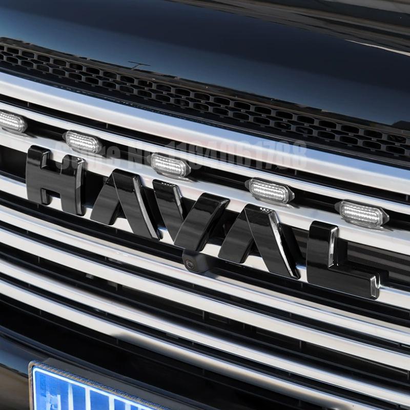 for Great Wall GWM Haval H9 MKII 2024 2025 Car Words Logo ABS Chrome Black Tailgate Emblem Bonnet Badge Rear Trunk Badge