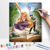 Disney Rapunzel DIY Oil Painting Art Painting Kit Home Wall Decor Handmade Gift for Princess Fans Home Art Painting Decor Wall Gift