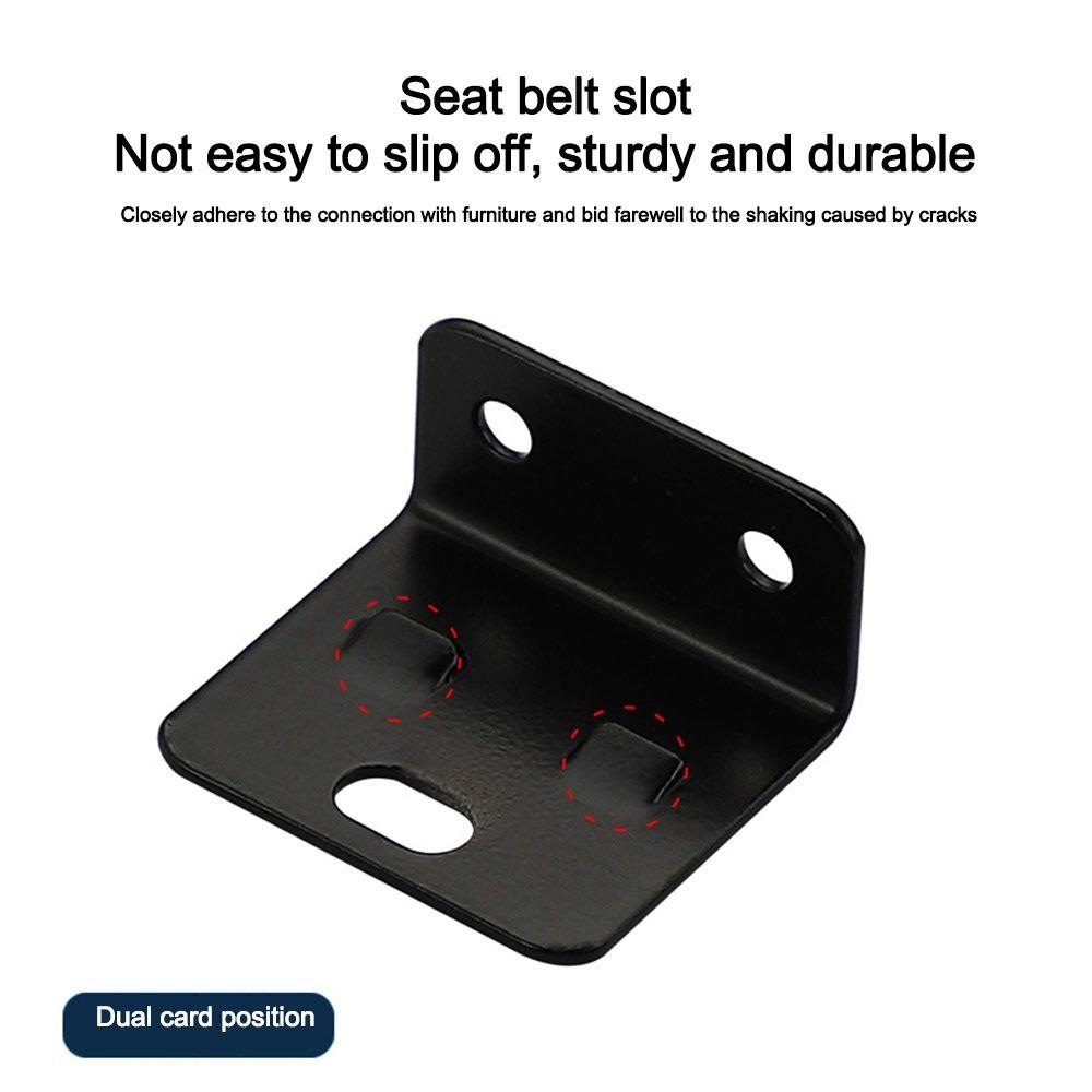 4Pcs Metal Cabinet Corner Code 90 Degree Furniture Laminate Connector Bracket  Hardware Accessories