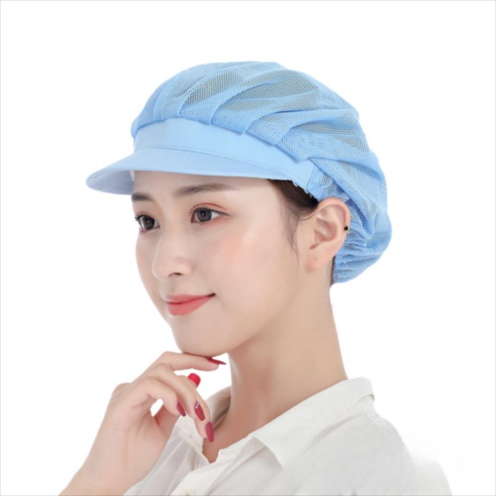 Hygienic Design Chef Hat Smoke-Proof Dustproof Feature Cooking Cap Hairfall Prevention Oil-Resistant Dust-Proof Net Cap