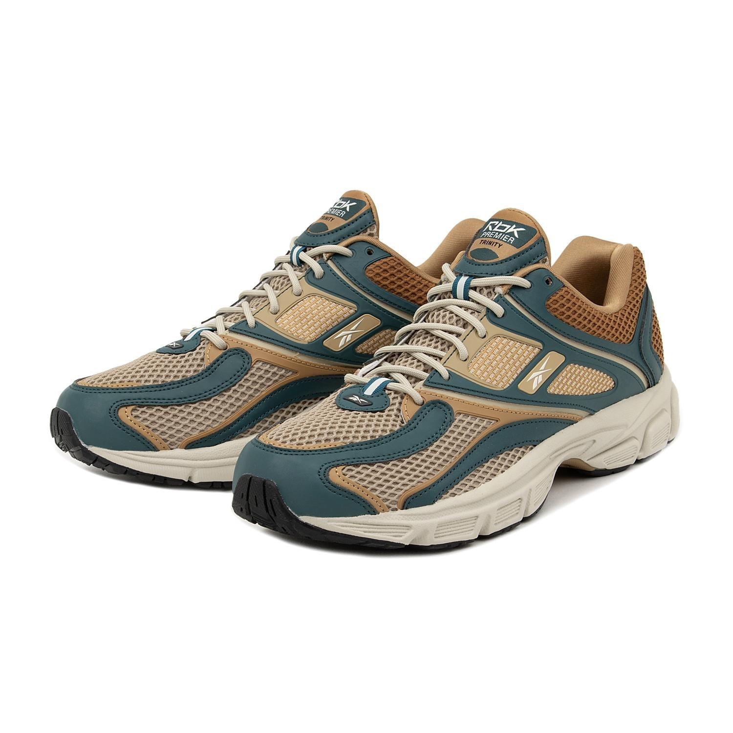 100230889 Reebok Premier Trinity Beige Teal (Men s) 10