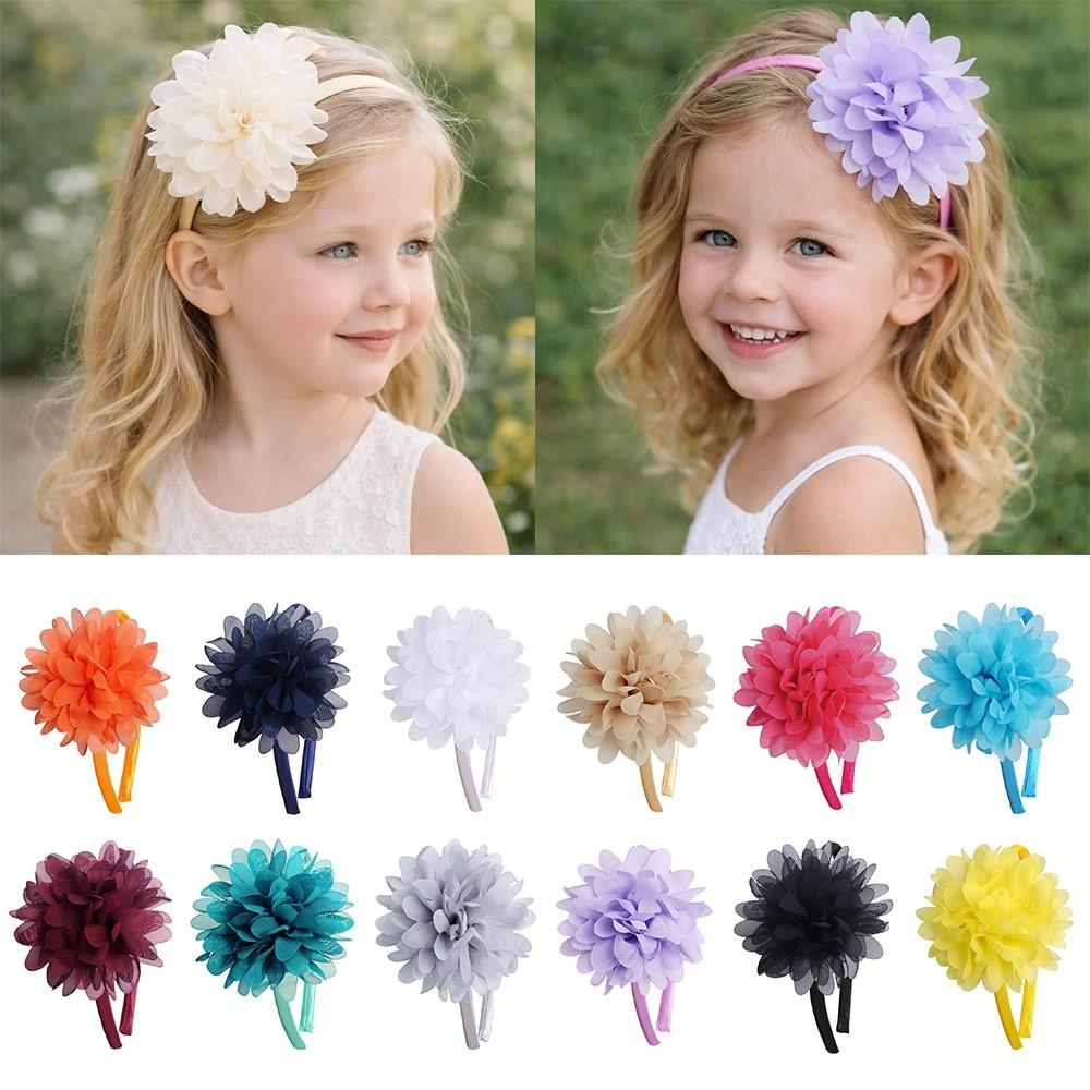 Großes Blumen Haarband Prinzessinnen Haarband Mode Accessoire Kopfbedeckung Haarschmuck