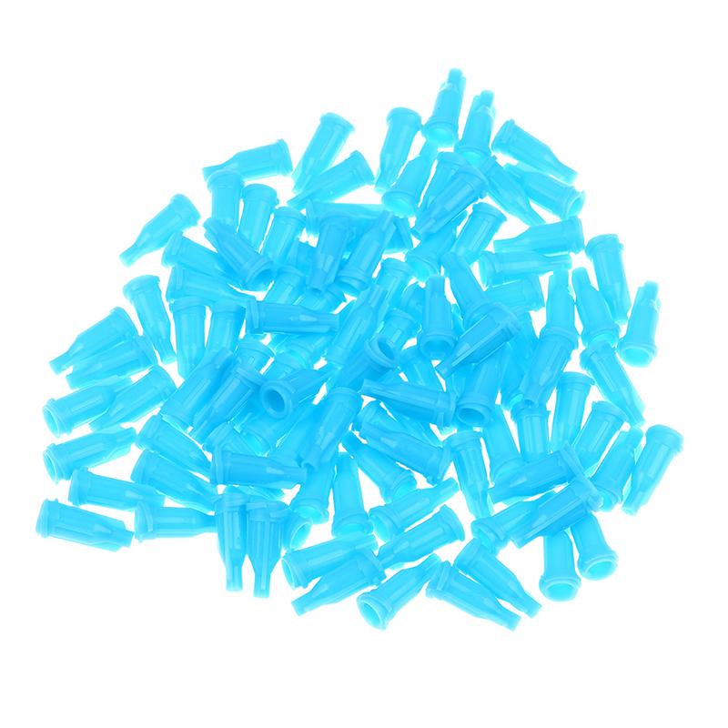 100Pcs/pack Plastic Syringes Tip Caps Dispensing Needles Tip Cap Spiral Mouth Plugs Securely Lock For Safe DIY Liquid Transfer