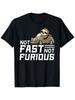 Not Fast Not Furious Funny Lazy Sloth Lovers Sloth Driving T-Shirt