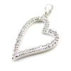 Les Trésors De Lily [B3479] - Silver Pendant 'Love Desire' White Silver (rhodium Plated) - 18x25 Mm