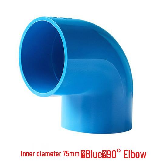PVC 90-Degree Right Angle Elbow Water Pipe Fittings (20-75mm)
