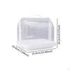 Silkworm Breeding Box Habitat Cage Breathable Pet Supplies Easy To Observe Carry Handle Reptile