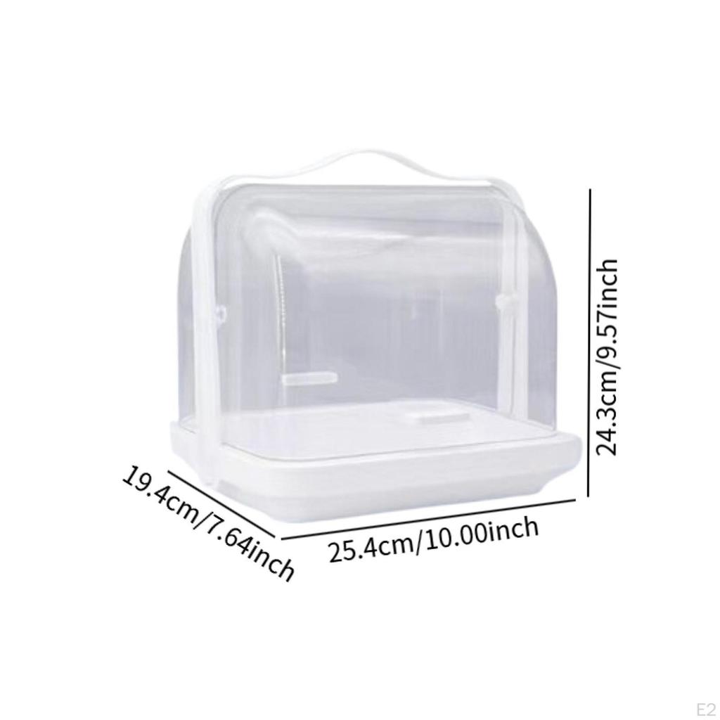 Silkworm Breeding Box Habitat Cage Breathable Pet Supplies Easy To Observe Carry Handle Reptile