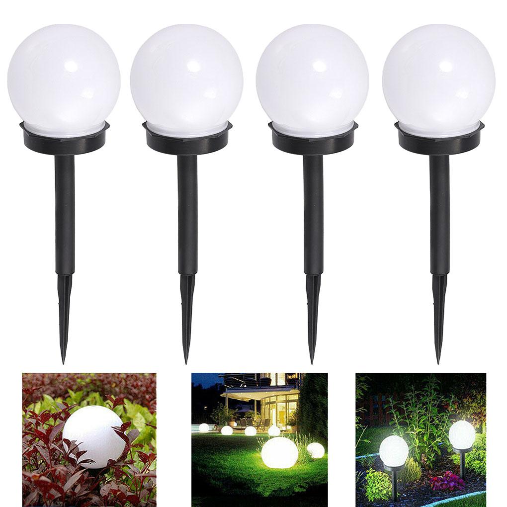 Outdoor Ground Lamp Solar Powered Garden Patio Landscape Waterproof Ball