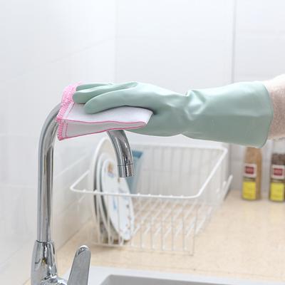 Guantes de cocina para lavar platos, resistentes al agua, para limpieza del hogar, para lavandería, de látex y goma.