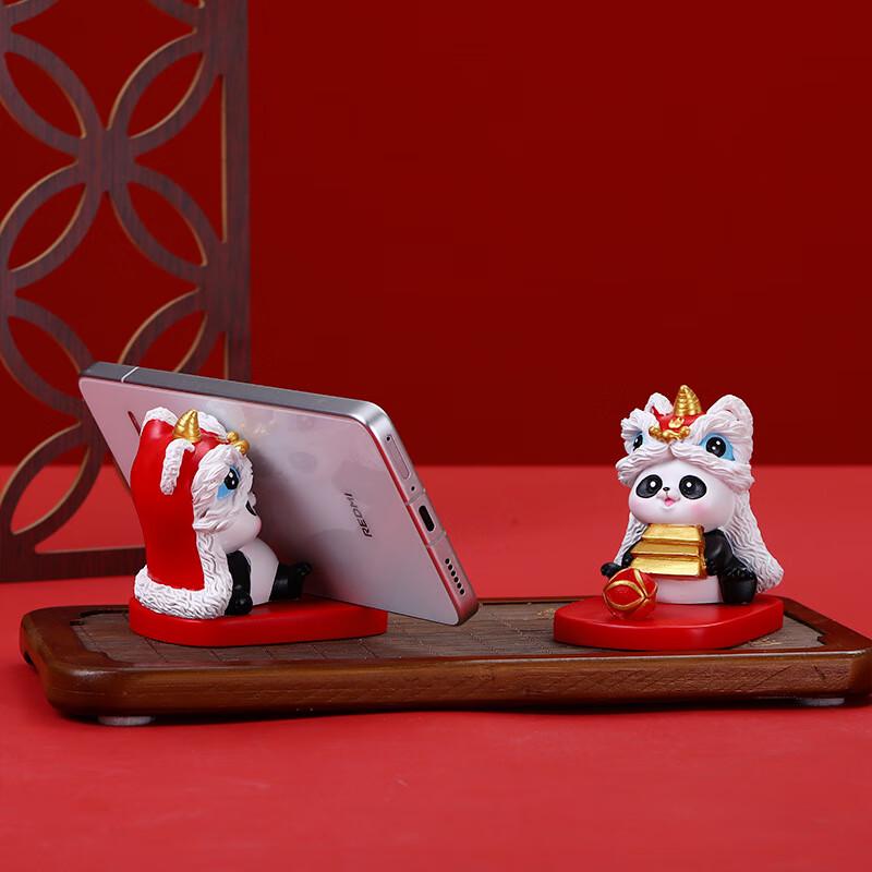 National Trend Waking Lion Panda Phone Holder