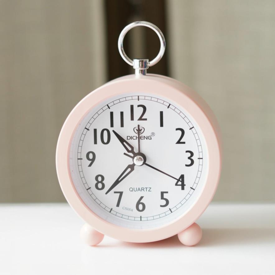 Creative Mute Cute Alarm Clock Student Simple Dormitory Desktop Bedside Bedroom Clock Children Alarm Clock