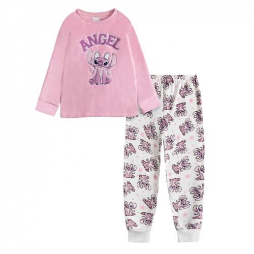 Lilo & Stitch Girls Angel Long-Sleeved Long Pyjama Set