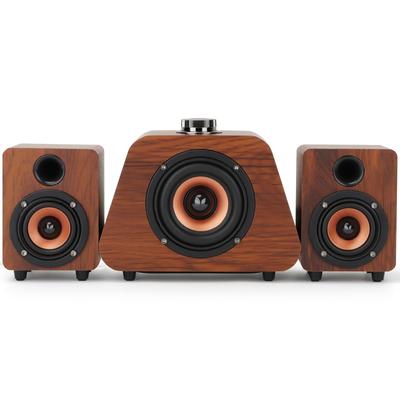 Senmeki PC Speakers with for and High Volume Rich USB Powered Subwoofer, Wired, 2.1ch, Computers, Laptops, Smartphones, & Bass, (K02)