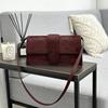 Small Square Bag Portable Armpit Hand-held Flip Cover All-match Single Shoulder Matte Retro Crossbody Jacquemus