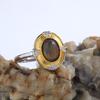 Japan And Korea Light Luxury High-End Ring Women'S S925 Sterling Silver Inlaid With Natural Opal Open Ring Xiaohongshu