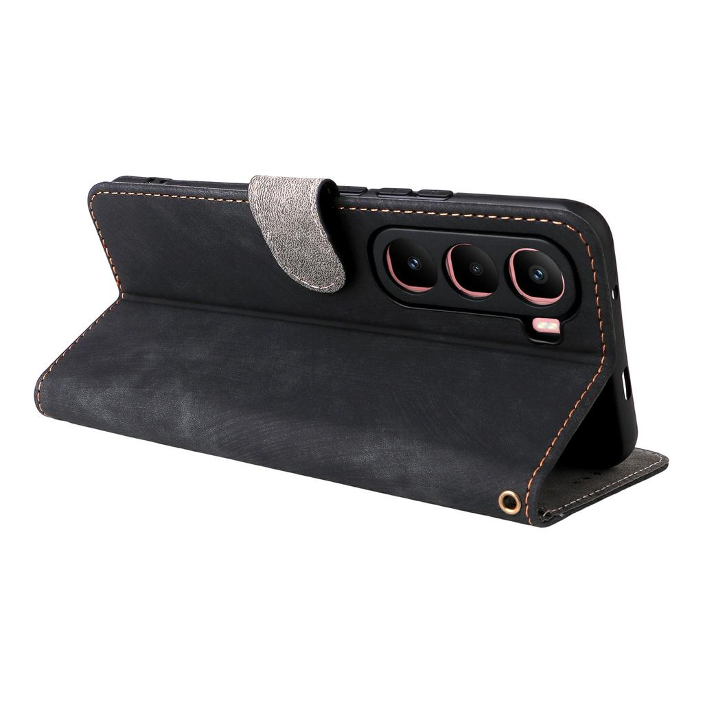 For Infinix Hot 60 Pro+ 4G X6886 Case Wallet RFID Blocking PU Leather Phone Cover Stand with Strap