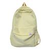Japanese-Style Cute Solid Color Backpack for Girls and Women, Korean Version, Large Capacity for Middle and High School Students