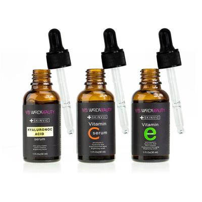 Set Profesional Anti-Îmbătrânire pentru Luminozitate 3 în 1 de seruri faciale (rejuvenare și albire) 30 ml x 3 buc.
