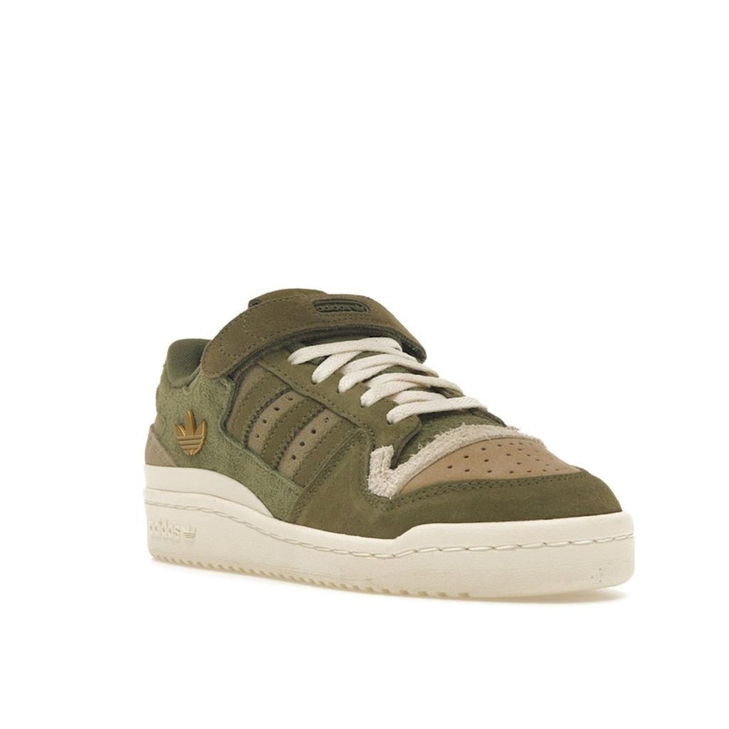 Adidas Forum 84 Low Focus Olive Women Sneakers Green Cream-White GX5075