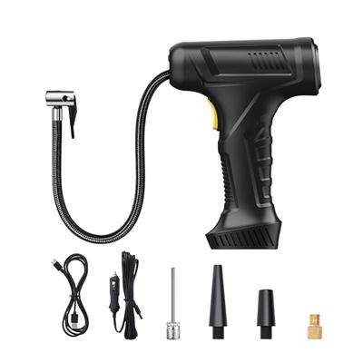 Cordless Tire Inflator 12V Portable Air Compressor Pump Rechargeable Auto Smart Air Pump Auto Shut-Off Battery Car Tire Pump