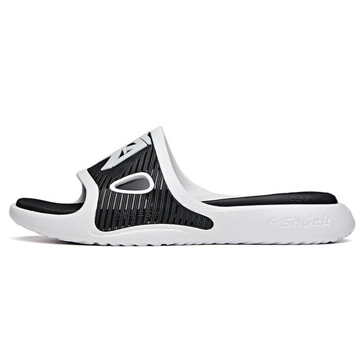 

Новые шлепанцы-слайды на резиновой подошве Anta, мужские, черно-белые 112131801-3 44